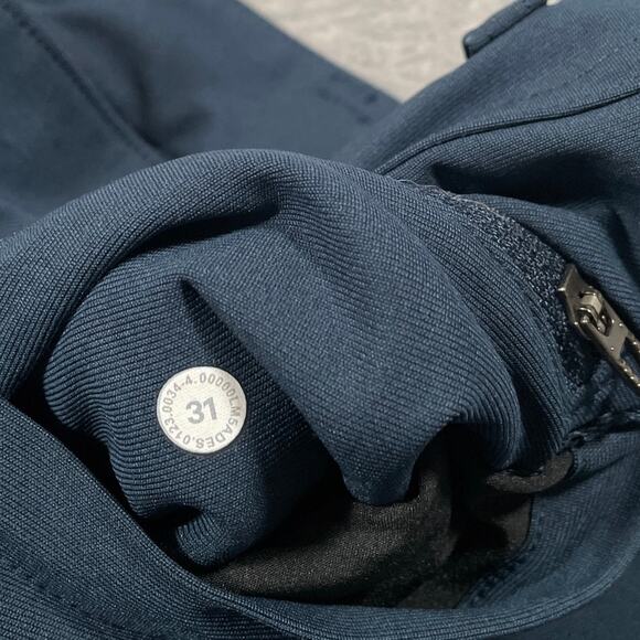 Lululemon Pants 31 Blue ABC Classic Warpstreme Commuter Stretch Performance - Picture 5 of 9